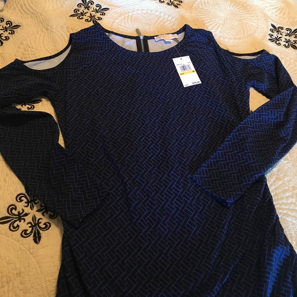 Michael Kors Cold Shoulder Long Sleeve Blouse - Picture 2 of 7